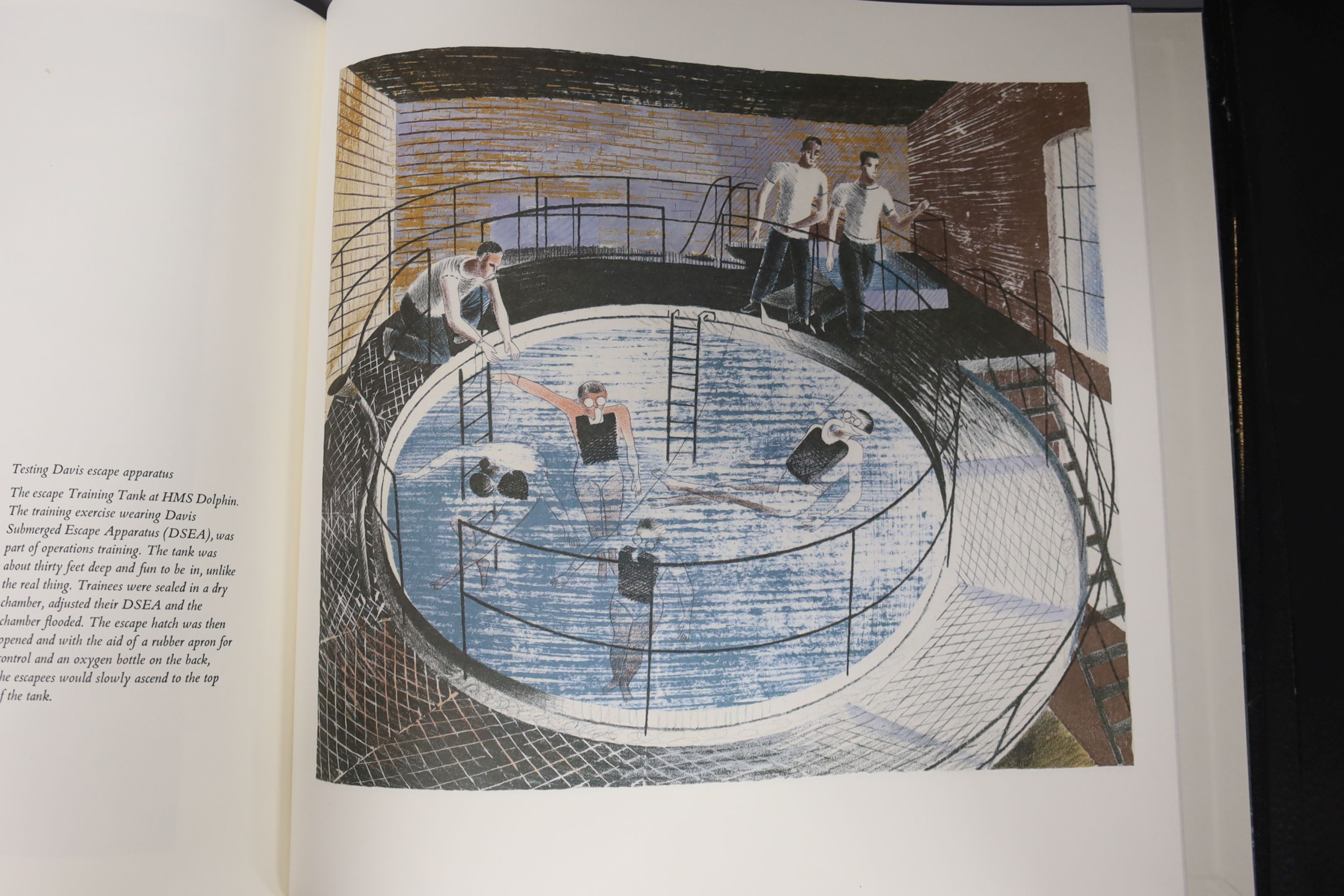 Ravilious, Eric – Submarine Dream: lithographs and letters, edited by Brian Webb with an introduction by Peyton Skipwith, limited edition (300 numbered and signed copies)